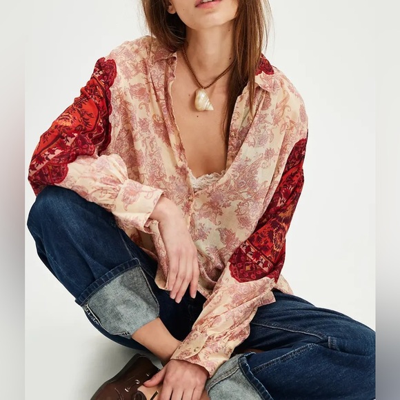 Free People Tops - free people Rose Bud Blouse